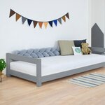 Lit enfant KIDDY 90 x 160 gris
