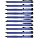 Stylo roller Palette encre gel pointe moyenne bleu x 10 STABILO