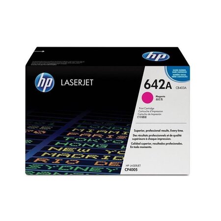 Toner Laser Original N° 642A CB403A 7500 Pages Magenta HP