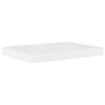 vidaXL Lit avec matelas gris clair 140x190 cm tissu
