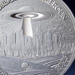 Pièce de monnaie en Argent 1000 Francs g 31.1 (1 oz) Millésime 2025 Strangers Among Us VINCENT VAN GOGH