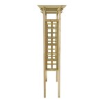 vidaXL Arche en treillis 110x60x210 cm Bois de pin massif imprégné
