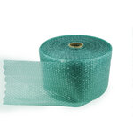 Lot de 20 rouleaux de film bulle d'air recycle largeur 25 cm x longueur 50 mètres - gamme air'roll green de la marque enveloppebulle
