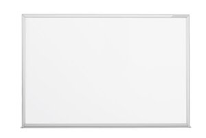 Tableau Blanc Magnétique CC Emaillé 120 x 90 Cm Cadre Alu MAGNÉTOPLAN