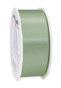 Satin double face 25-m-rouleau 40 mm vert sauge