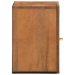 vidaXL Armoire de salle de bain murale 38x33x48cm bois massif manguier