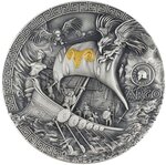 Pièce de monnaie en Argent 5 Dollars g 62.2 (2 oz) Millésime 2023 Argonauts ARGO SHIP