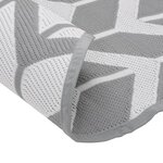 vidaXL Tapis d'extérieur gris Ø160 cm PP