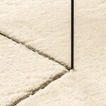 vidaXL Tapis HUARTE à poils courts doux et lavable crème 80x150 cm