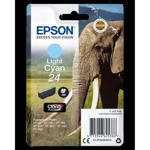 Epson cartouche t2432 - eléphant - cyan xl