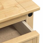 vidaXL Table de chevet Corona 35x32 5x58 cm bois de pin massif