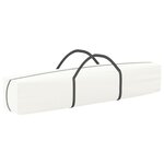 vidaXL Tente de réception pliable Blanc 3x3 m