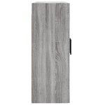 vidaXL Armoire murale sonoma gris 69 5x34x90 cm bois d'ingénierie
