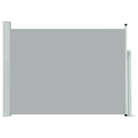 vidaXL Auvent latéral rétractable de patio 117x500 cm Gris