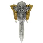 Pièce de monnaie en Argent 10000 Francs g 62.2 (2 oz) Millésime 2024 Weapons of War FIGHTER JET