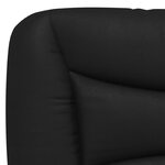vidaXL Cadre de lit avec tête de lit noir et blanc 80x200cm similicuir