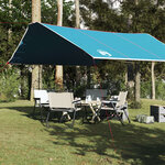 vidaXL Bâche de camping bleu 420x440 cm imperméable