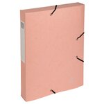 Boite De Classement Cartobox Livrée À Plat Dos 40mm Carte Lustrée Aquarel - A4 - Couleurs Assorties - X 10 - Exacompta