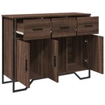 vidaXL Buffet chêne marron 97x32 5x74 5 cm bois d'ingénierie