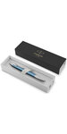 PARKER IM PREMIUM Stylo bille  Bleu gris  recharge bleue pointe moyenne  Coffret cadeau