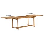 Salon de jardin meuble d'extérieur ensemble de mobilier 9 pièces bois de teck massif 02_0018251