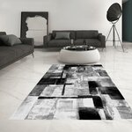 Tapis d'intérieur FACE 80 x 150 cm - Gris
