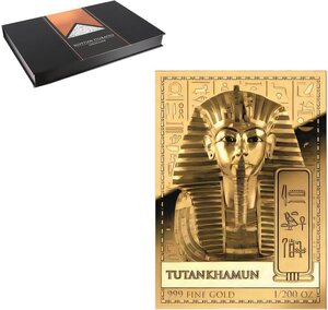 Pièce de monnaie en Or 5000 Francs g 0.155 (1/200 oz) Millésime 2024 Gold Gift TUTANKHAMUN
