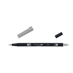 Feutre dessin double pointe abt dual brush pen n65 gris froid 5 tombow