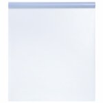 vidaXL Film de fenêtre statique dépoli gris transparent 45x2000 cm PVC