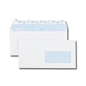 Enveloppes blanches DL avec FENÊTRE gamme Courrier+ DL-AF