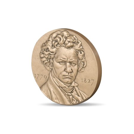 Médaille bronze ludwig van beethoven