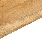 vidaXL Dessus de table 90x60x3 8 cm rectangulaire bois massif manguier