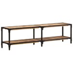 vidaXL Meuble TV 150x30x41 cm bois massif de manguier