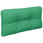 vidaXL Coussin de palette vert 80x40x12 cm tissu