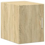 vidaXL Armoire de rangement mince chêne sonoma 30x42 5x225 cm