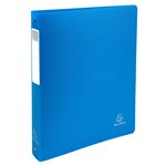 Classeur 4 Anneaux 30mm Polypropylène Opak Rigide 10/10e - A4 Maxi. - Couleurs Assorties - X 10 - Exacompta