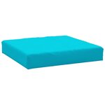 vidaXL Coussins de palette lot de 2 turquoise tissu Oxford