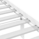 vidaXL Cadre de lit sans matelas blanc 120x190 cm bois de pin massif
