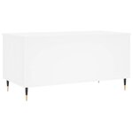 vidaXL Table basse Blanc 90x44 5x45 cm Bois d'ingénierie