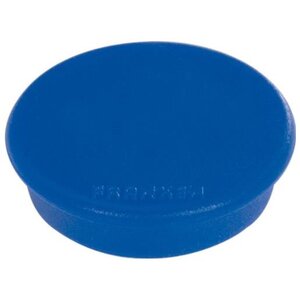 Lot de 10 aimants extra fort 38 mm H 12 mm anti-rayure Bleu FRANKEN
