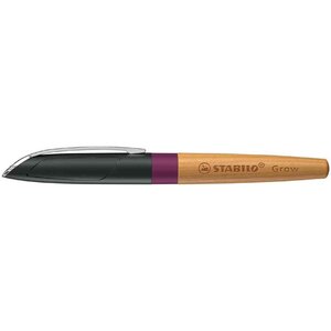 Stylo plume grow rouge prune / cerise stabilo