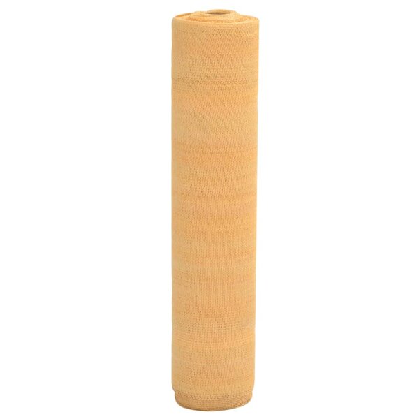 vidaXL Filet brise-vue sable 1 5x50 m PEHD 195 g/m²