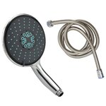 vidaXL Pomme de douche multifonctionnelle à main et tuyau 1 5 m Chrome
