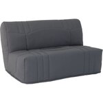 Banquette BZ - Gris anthracite -145 x 100 x 90 cm