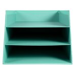 Corbeille À Courrier Combo 3 Niveaux Carton Aquarel - Vert Pastel - X 4 - Exacompta