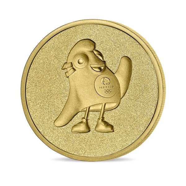 Jeux olympiques de paris 2024 - la mascotte - médaillon mascotte olympique
