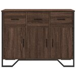 vidaXL Buffet chêne marron 97x32 5x74 5 cm bois d'ingénierie