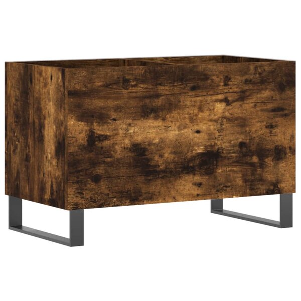 vidaXL Armoire à disques chêne fumé 74 5x38x48 cm bois d'ingénierie