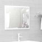 vidaXL Ensemble de meubles salle de bain 2 Pièces blanc bois d'ingénierie