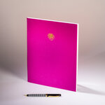 Thé des Ecrivains - Carnet grand format - Empreinte rose